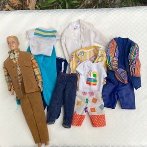 Original Ken doll with clothes